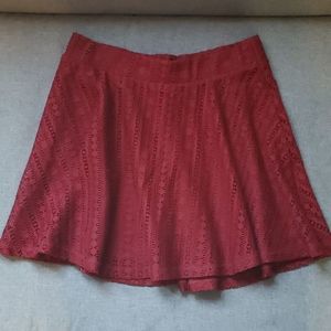 Crochet Lace Skater Skirt
